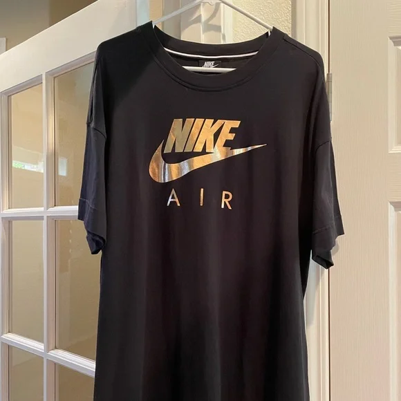 slim fit dress slacks Women's Nike Sportswear Patchwork S/S Dress – Oneness Boutique main image 0